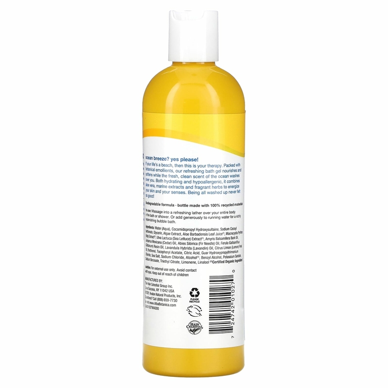 Alba Botanica, Очень смягчающее гель для душа, Ocean Surf, 355 мл (12 жидк. унц.) (Товар снят с продажи) 