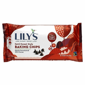 Lily's Sweets, Чипсы для выпечки, полусладкие, 255 г (9 унций)