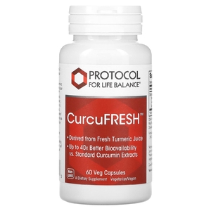 Protocol for Life Balance, CurcuFRESH, 500 мг, 60 растительных капсул