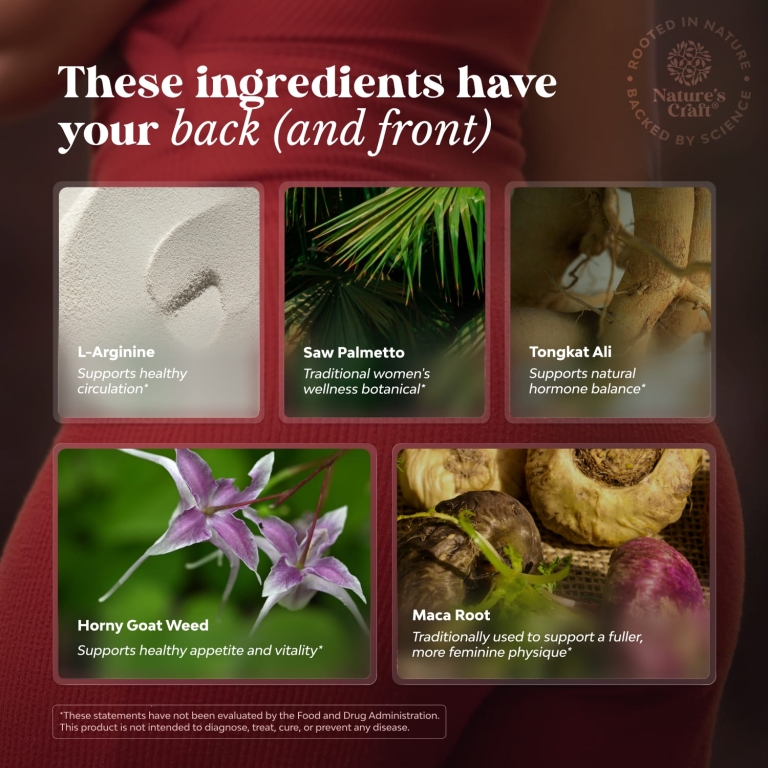 Nature's Craft, Women's Wellness, G-Curve ™, 590 мг, 60 капсул