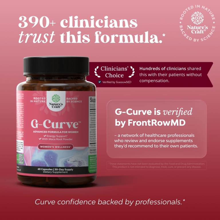 Nature's Craft, Women's Wellness, G-Curve ™, 590 мг, 60 капсул