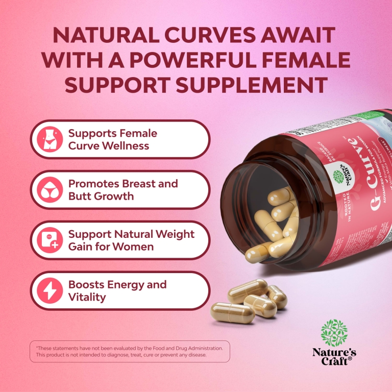 Nature's Craft, Women's Wellness, G-Curve ™, 590 мг, 60 капсул