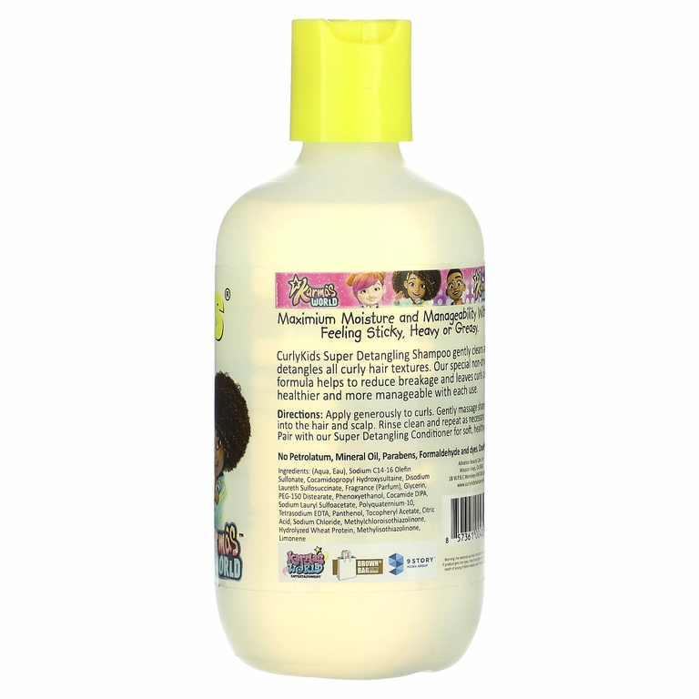 CurlyKids, Шампунь Super Detangle, 236 мл (8 жидк. унц.) (Товар снят с продажи) 
