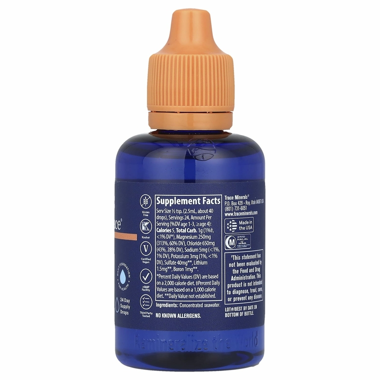Trace, ConcenTrace®, микроэлементы в каплях, 59 мл (2 жидк. унции)