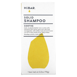 HiBAR, Solid Shampoo, Soothe, 1 шт., 90 г (3,2 унции) (Товар снят с продажи) 