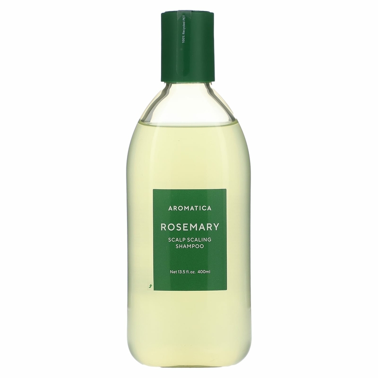Aromatica, Шампунь для снятия чешуек и кожи головы, розмарин, 400 мл (13,5 жидк.)