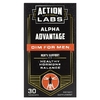 Action Labs, Alpha Advantage, тусклый для мужчин, 30 растительных капсул