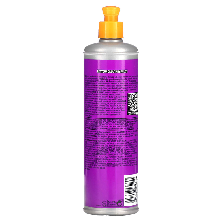 TIGI, Bed Head, Serial Blonde, восстанавливающий шампунь, для дерзких блондинок, 400 мл (13,53 жидк. унц.)