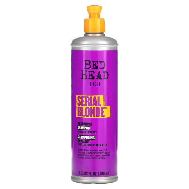 TIGI, Bed Head, Serial Blonde, восстанавливающий шампунь, для дерзких блондинок, 400 мл (13,53 жидк. унц.)