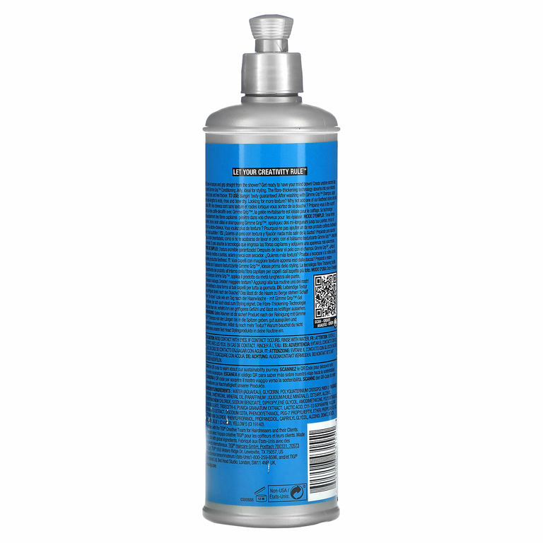 TIGI, Bed Head, Gimme Grip, кондиционер для текстуры, для безжизненных волос, 400 мл (13,53 жидк. унц.)