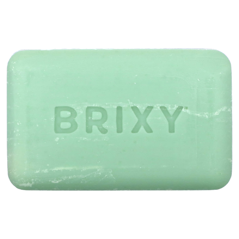 Brixy, Мыло для тела, мята и эвкалипт, 1 батончик, 113 г (4 унции) (Товар снят с продажи) 