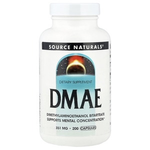 Source Naturals, ДМАЭ, 351 мг, 200 капсул