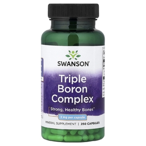 Swanson Vitamins, Комплекс тройного бора, 3 мг, 250 капсул