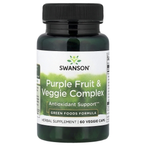 Swanson Vitamins, комплекс фиолетовых фруктов и овощей, 60 растительных капсул (Товар снят с продажи) 