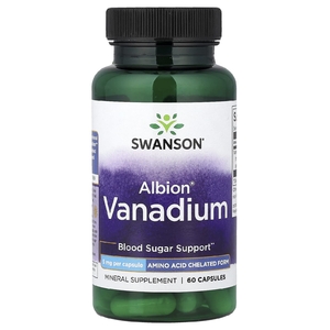 Swanson Vitamins, Ванадий Albion®, 5 мг, 60 капсул