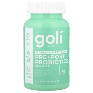Goli Nutrition, жевательные таблетки пре, пост и пробиотики, 60 жевательных конфет