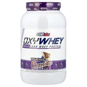 EHPlabs, OxyWhey, сывороточный протеин для ежедневного использования, вкус вкусного шоколада, 925 г (2,04 фунта)