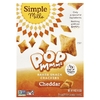 Simple Mills, Pop Mmms, запеченные крекеры, со вкусом чеддера, 113 г (4 унции)
