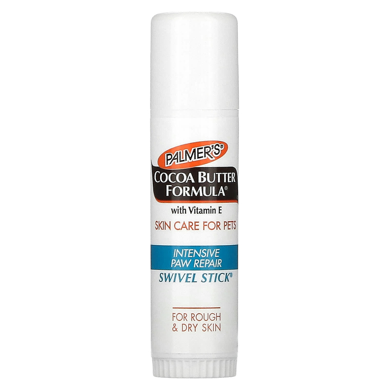 Palmer's for Pets, Какао-масло с витамином Е, интенсивное восстановление лап, для огрубевшей и сухой кожи, без отдушек, 14 г (0,5 унции)