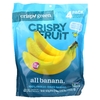 Crispy Green, Crispy Fruit, полностью банановый продукт, 4 пакетика по 24 г (0,85 унции)