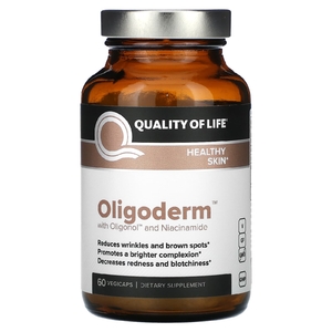 Quality of Life, Oligoderm с олигонолом и ниацинамидом, 60 растительных капсул