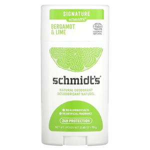 Schmidt's, Натуральный дезодорант, бергамот и лайм, 75 г (2,65 унции)