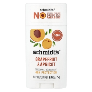 Schmidt's, дезодорант, грейпфрут и абрикос, 75 г (2,65 унции) (Товар снят с продажи) 