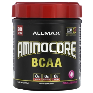 ALLMAX, AMINOCORE™ BCAA, со вкусом розового лимонада, 945 г (2,1 фунта)