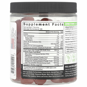 Force Factor, ProbioSlim®, жевательные мармеладки с кето-уравновешиванием, яблоко, 120 жевательных таблеток