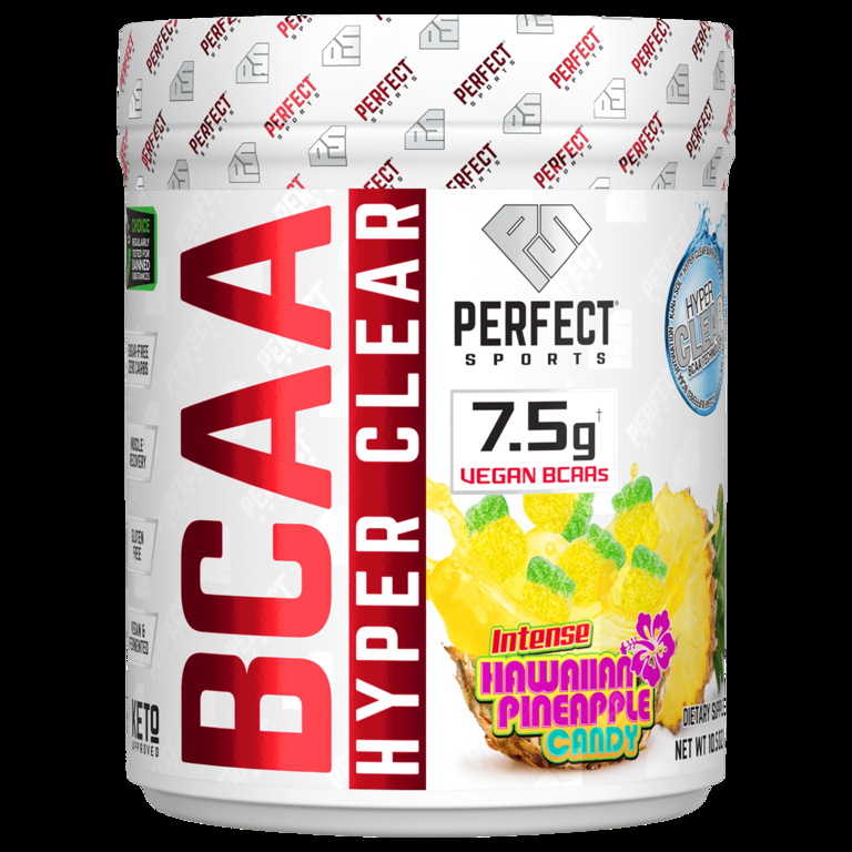 PERFECT Sports, BCAA Hyper Clear, гавайский ананас с насыщенным вкусом, 297 г (10,5 унции)