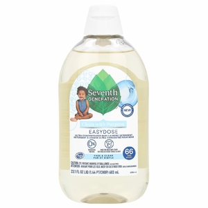 Seventh Generation, Ультраконцентрированное детское средство для стирки Easy Dose, свободное и прозрачное, 683 мл (23,1 жидк. унц.) (Товар снят с продажи) 