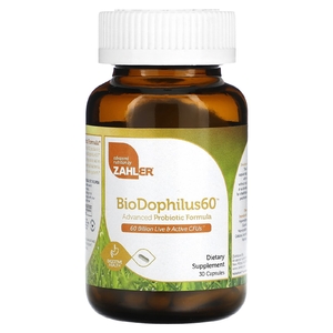 Zahler, BioDophilus60, улучшенная формула с пробиотиками, 60 млрд КОЕ, 30 капсул (Товар снят с продажи) 