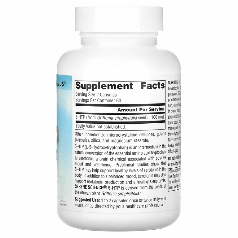 Source Naturals, 5-HTP, 50 мг, 120 капсул