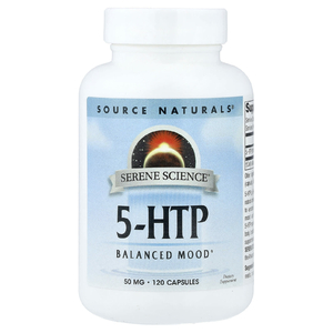 Source Naturals, 5-Гидрокситриптофан Serene Science®, 50 мг, 120 капсул
