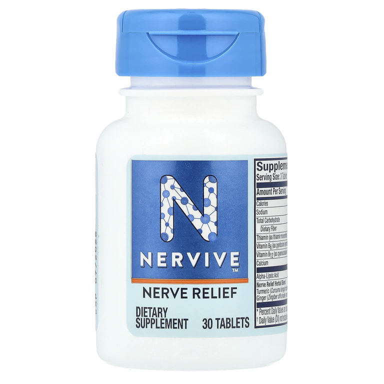 Nervive, Nerve Relief, 30 таблеток
