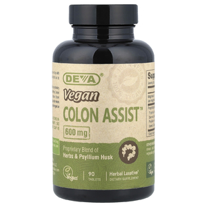 Deva, Vegan Colon Assist®, 90 таблеток (Товар снят с продажи) 