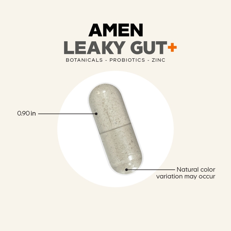 Codeage, Amen, Leaky Gut +, 90 растительных капсул