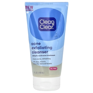 Clean & Clear, Отшелушивающее очищающее средство от акне, 148 мл (5 жидк. унц.) (Товар снят с продажи) 