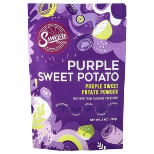 Suncore Foods, порошок из фиолетового батата, 142 г (5 унций)