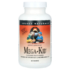 Source Naturals, Mega-Kid, жевательные мультивитамины, для детей от 2 до 10 лет, вкус натуральных ягод, 60 жевательных таблеток