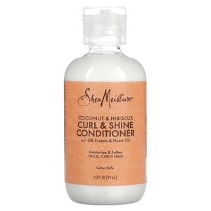 SheaMoisture, Кондиционер для завивки и блеска, для густых вьющихся волос, кокос и гибискус, 95 мл (3,2 жидк. унц.)