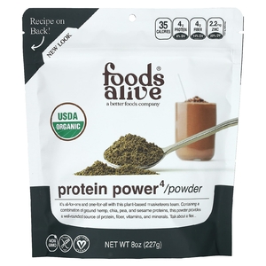 Foods Alive, Protein Power 4, порошок, 227 г (8 унций) (Товар снят с продажи) 