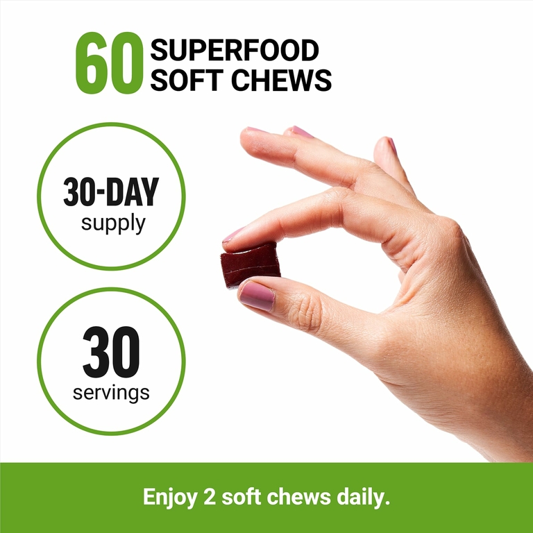 Force Factor, Perfect Maca, темная вишня, 60 жевательных таблеток Superfood