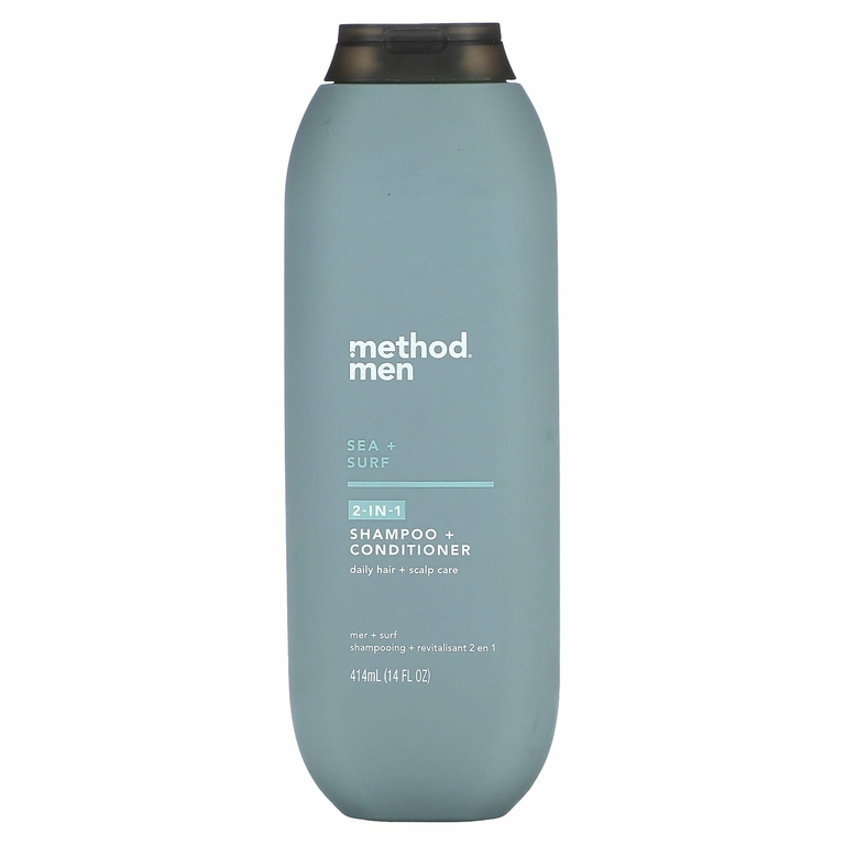 Method, Для мужчин, шампунь и кондиционер 2 в 1, Sea + Surf, 414 мл (14 жидк. унц.)