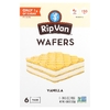 Rip Van Wafels, вафли, с ванильным вкусом, 6 пакетиков по 22 г (0,78 унции)