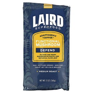 Laird Superfood, Defend, молотый грибной кофе, средней обжарки, 340 г (12 унций) (Товар снят с продажи) 