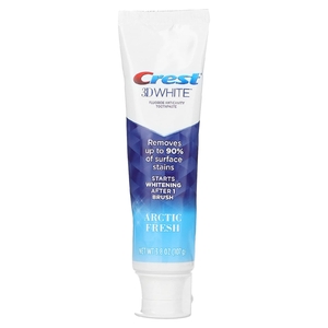 Crest, 3D White, зубная паста с фтором, предотвращающая кариес, Arctic Fresh, 107 г (3,8 унции) (Товар снят с продажи) 