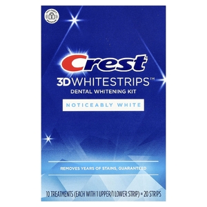Crest, 3D Whitestrips™, набор для отбеливания зубов, заметное отбеливание, 20 полосок