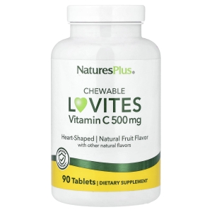 NaturesPlus, Loveites, жевательный витамин C, натуральные фрукты, 90 таблеток (Товар снят с продажи) 
