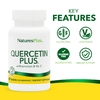 NaturesPlus, Quercetin Plus® с бромелаином и витамином. C, 60 таблеток